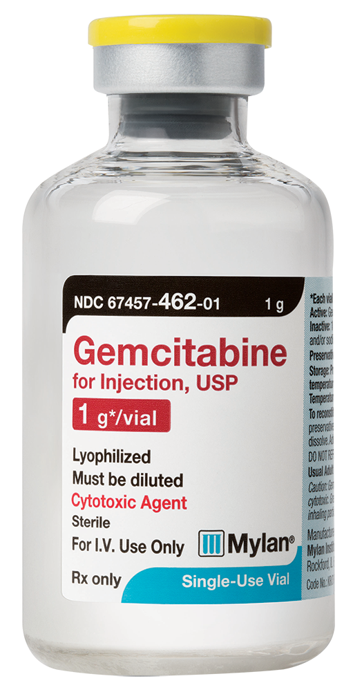 GEMCITABINE for Injection, USP (Gemzar) 200 mg1 g2 g Mylan